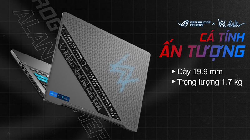 Laptop Asus ROG Zephyrus G14 Alan Walker GA401QEC R9 đầy cá tính